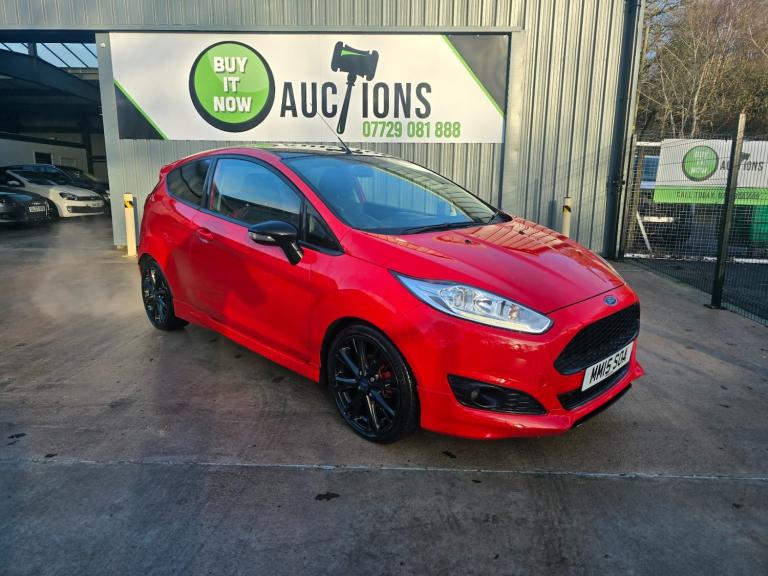 2015 Ford Fiesta 1.0 EcoBoost 140 Zetec S Red 3dr HATCHBACK Petrol Manual