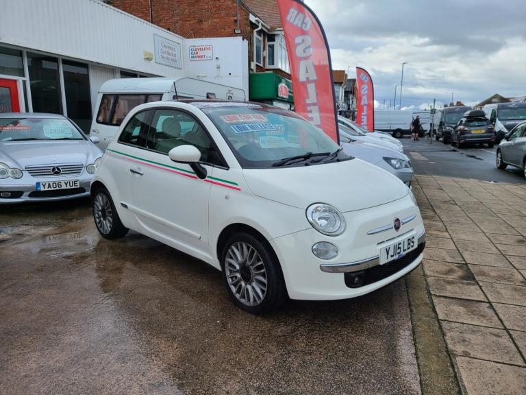 2015 Fiat 500 1.2 Lounge 3-Door HATCHBACK Petrol Manual