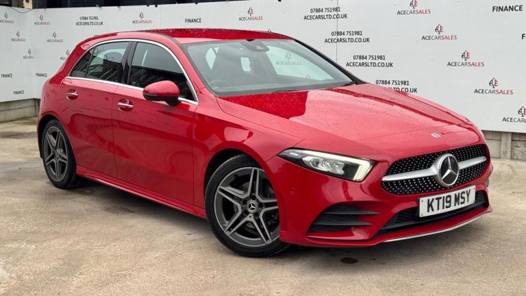 2019 Mercedes-Benz A-Class 1.5 A180d AMG Line (Premium) 7G-DCT Euro 6 (s/s) 5dr HATCHBACK Diesel ...