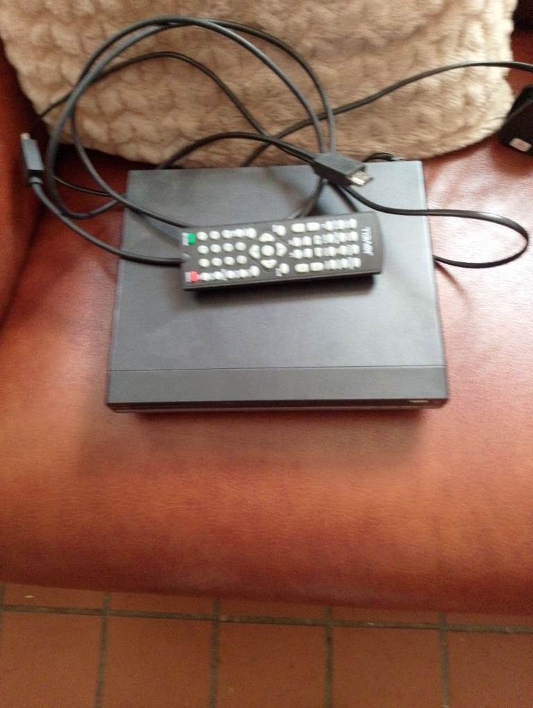 DVD Player with Remote and Cables – Good Condition