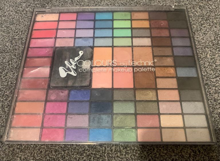 Used Colours By Technic Complete Make Up Palette