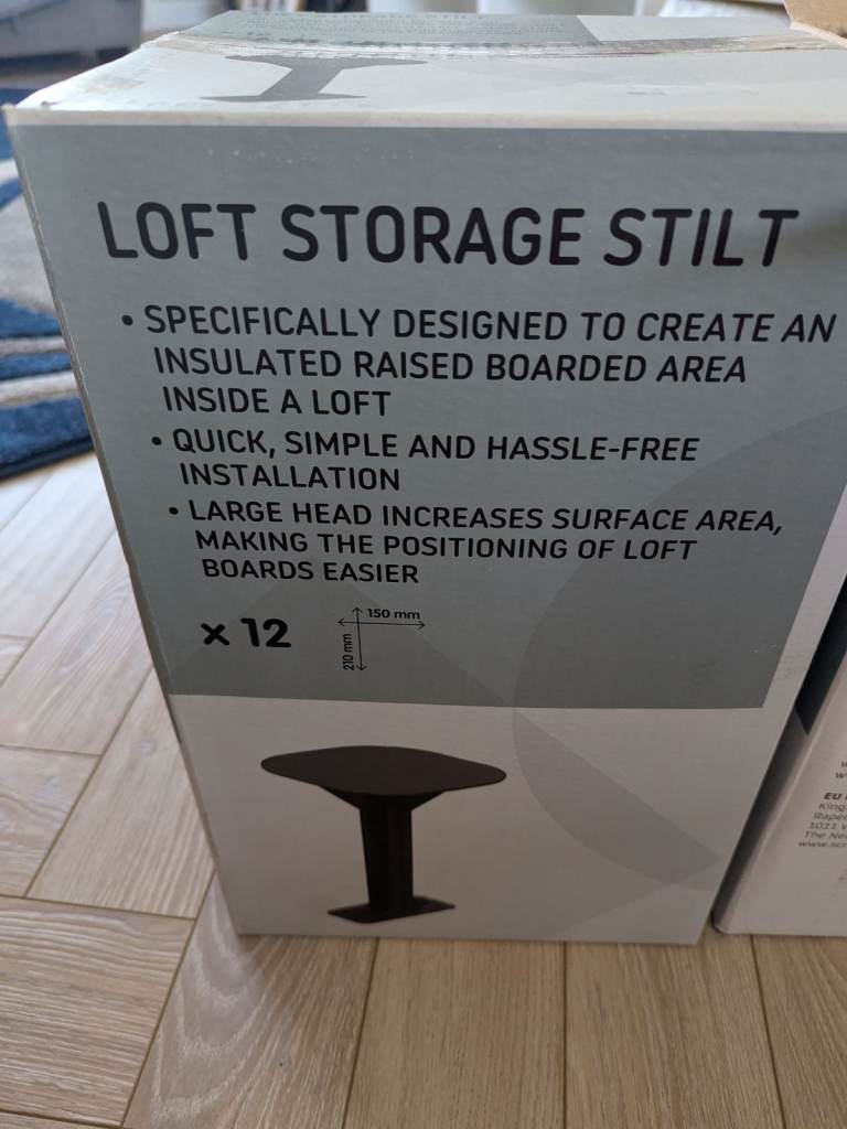 Loft storage stilts 