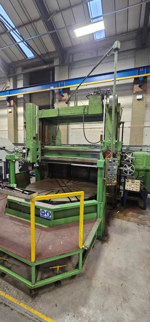 WEBSTER & BENNETT 120" DOUBLE COLUMN VERTICAL BORING AND TURNING MACHINE