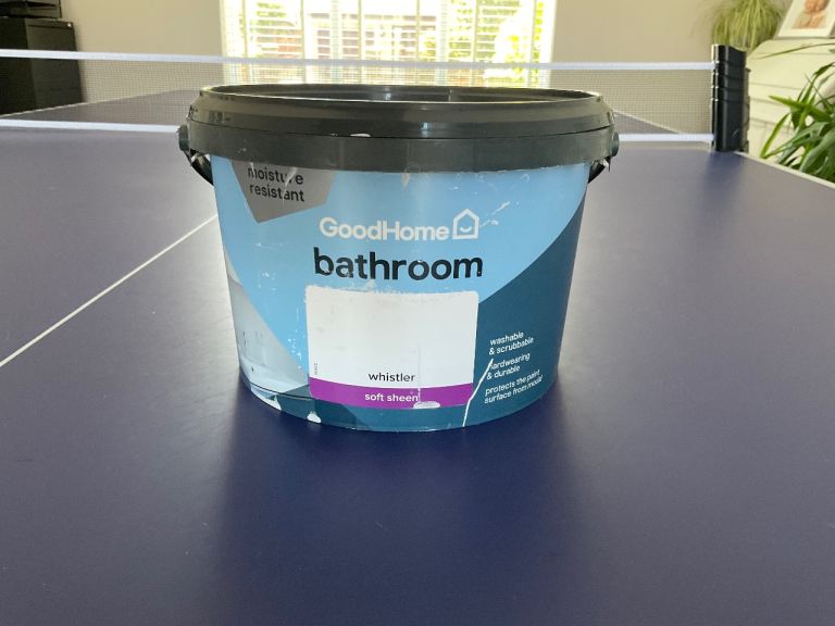 GoodHome Bathroom Paint Whistler Soft Sheen 2.5L