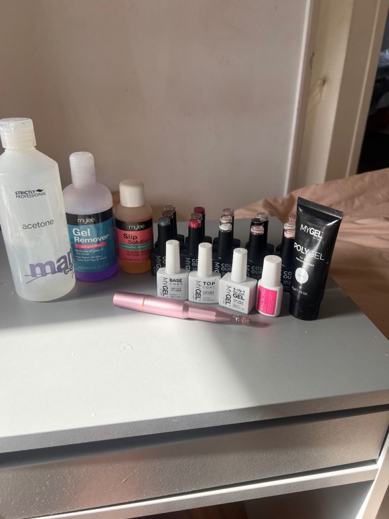 Mylee MyGel Complete Professional Nail Kit - Polygel, E-File & 12+ Polishes