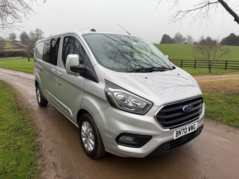 2020 Ford Transit Custom 2.0 130ps ***VAT INCLUDED*** D/Cab Limited Van Auto PANEL VAN Diesel Aut...