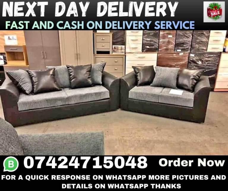 Cash on Delivery Available on Brand New Dylan Sofas