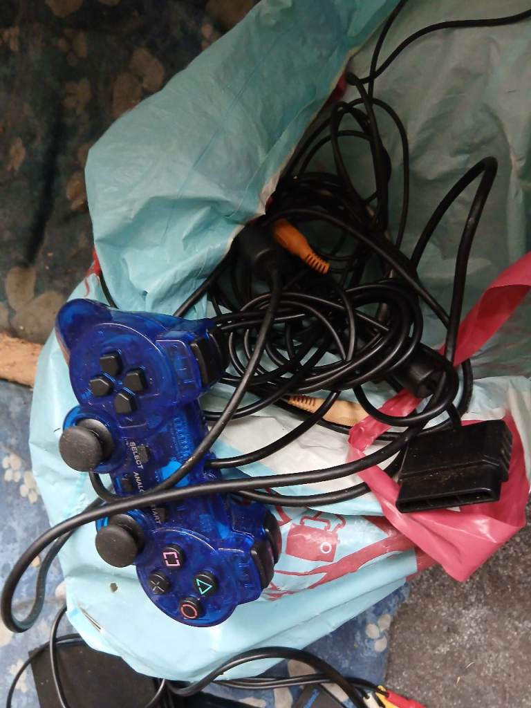 Ps2 slim black full set 