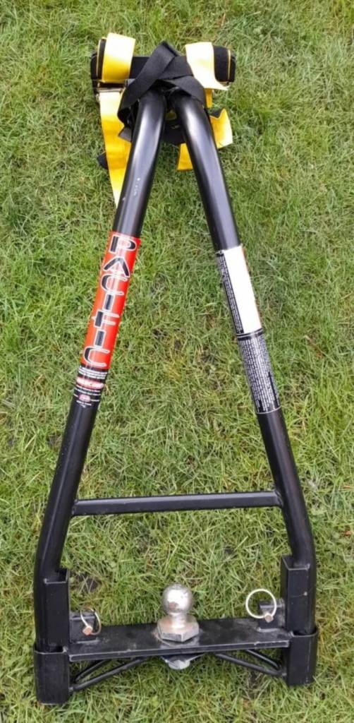 Pacific A-frame 4 Bike Bicycle Tow Ball Car Rack Straight Base