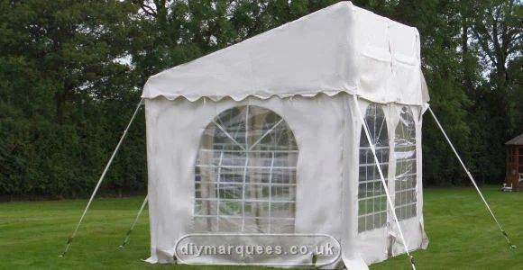 Two sets 3mx4m 650gsm PVC deluxe demi marquee/lean to shelter (or 3mx8m / 3mx6m / 3mx2m)