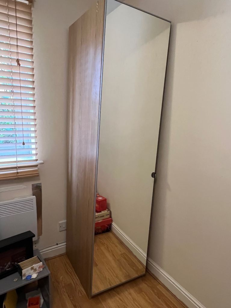 1 Door Mirror Free Wardrobe 