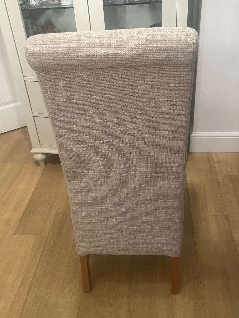 Next Scroll back set of 6 dining chairs