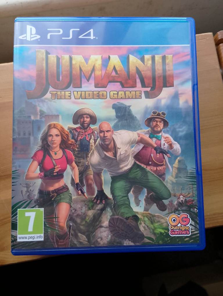 Jumanji the video game for the PS4 