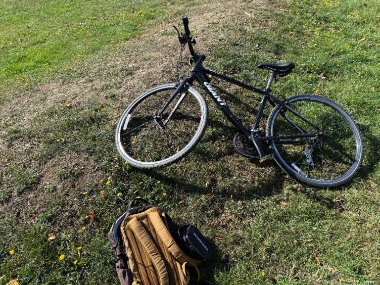 This bicycle was stolen.