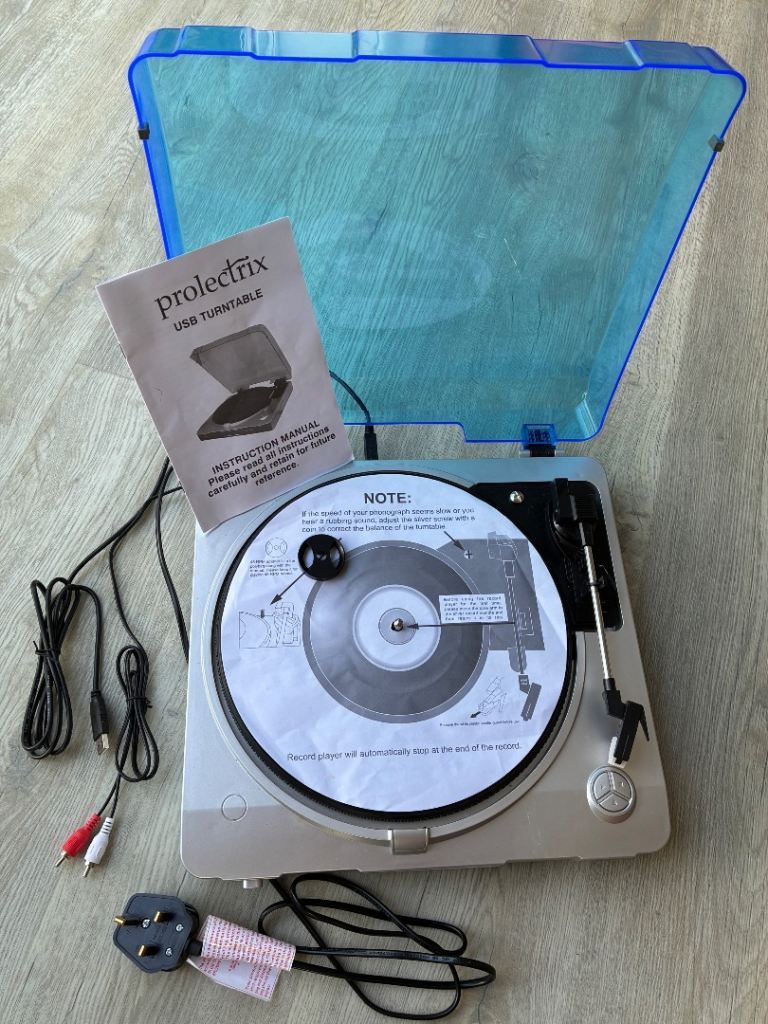Prolectrix USB Three Speed Turntable