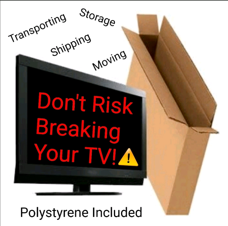 TV Packaging Boxes From Size [19"-85"] Transport/Shipping 