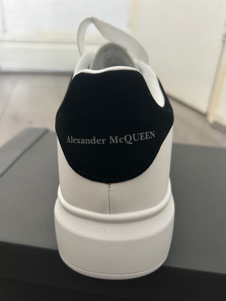Alexander McQueen style trainers – brand new – white/black