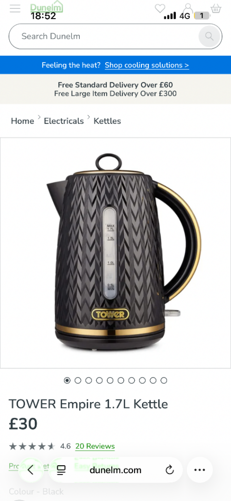 Tower kettle 