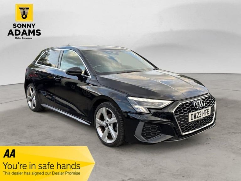 2023 Audi A3 1.0 TFSI 30 S line Sportback 5dr Petrol Manual Euro 6 (s/s) (110 ps) Hatchback Petro...