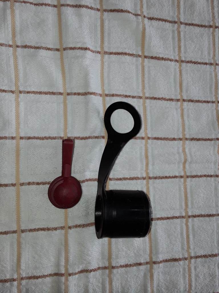 Polybush tow ball cover & Alko hitch security ball