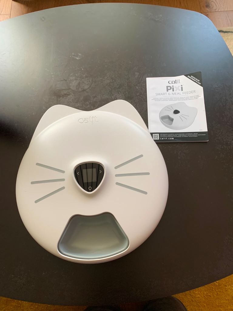 Catit PIXI Smart 6-Meal Automatic Cat Feeder + Ice Packs