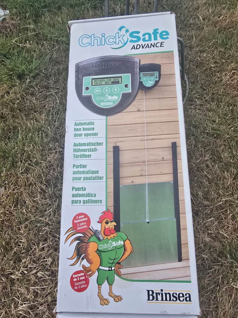 Chicksafe hen chicken coop run automatic door