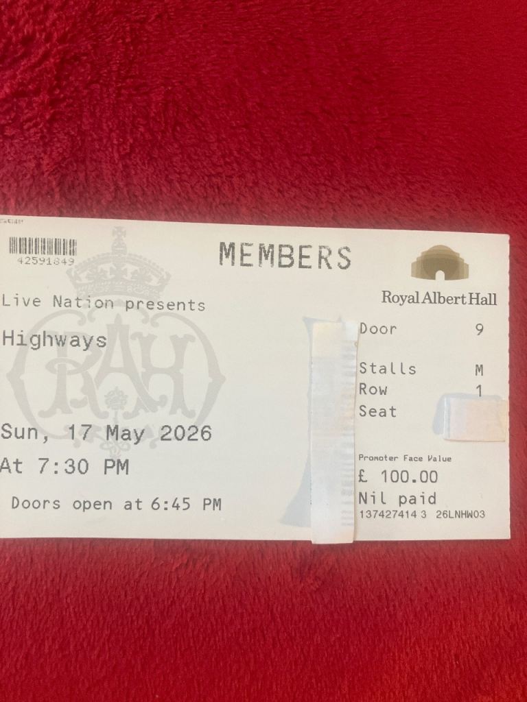 Emmylou Harris, Royal Albert hall. 