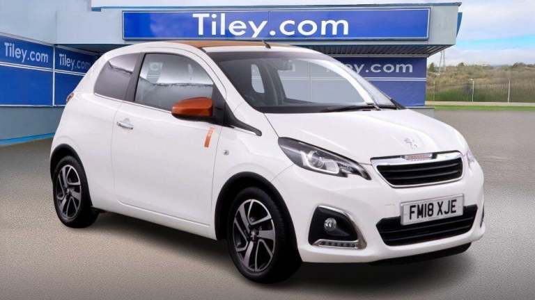 2018 Peugeot 108 1.2 PureTech Roland Garros Top! Euro 6 3dr HATCHBACK Petrol Manual