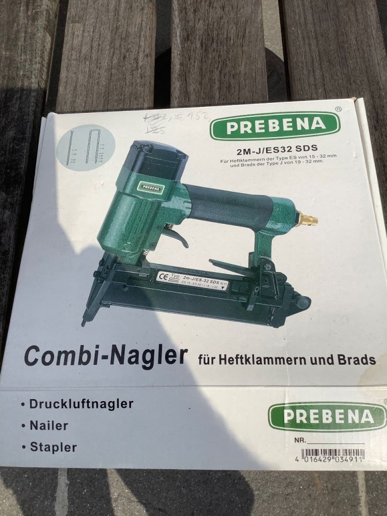 Prebena nail / staple gun-reduced 