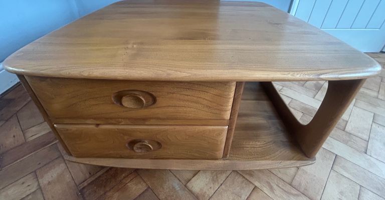 Delivery! Ercol Pandora coffee table light elm 