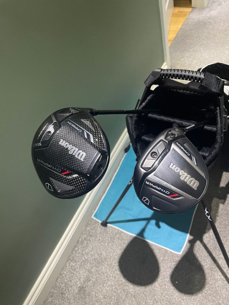 Wilson Dynapwr carbon Driver and 3 wood x flex
