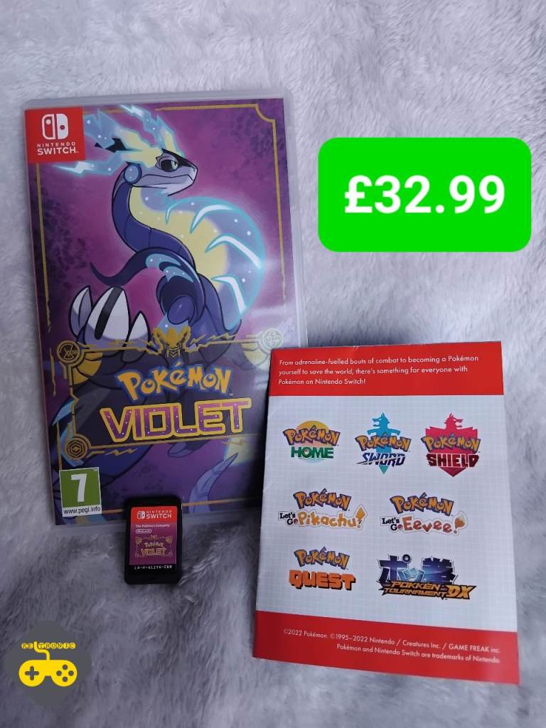 Pokemon Violet Nintendo Switch Game