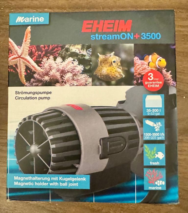 Eheim StreamON+ StreamON 3500 Aquarium Powerhead Wavemaker Pump for Marine Fish Tank .