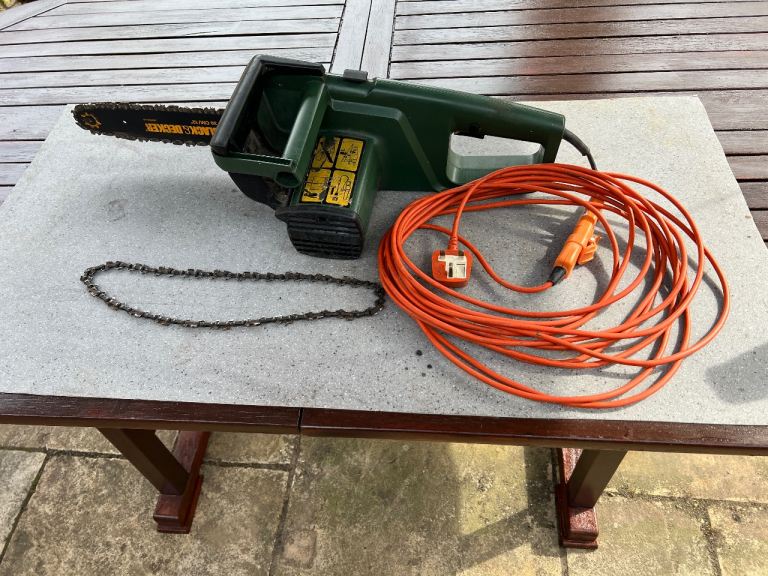 Corded chainsaw by Black and Decker 
