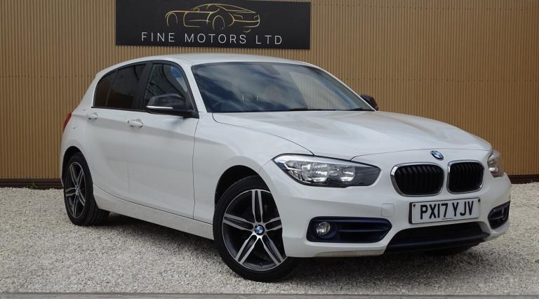 BMW 1 SERIES 2.0 118d Sport 5-Door White Manual Diesel 2017