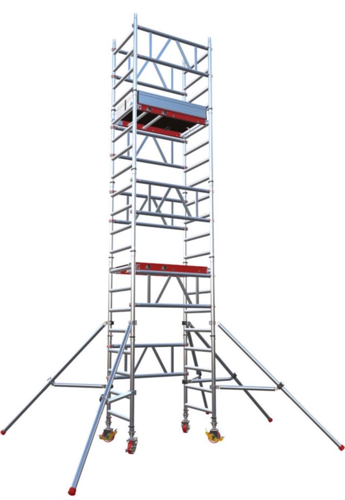 Mi-tower 6m working height one man alloy scaffolding tower