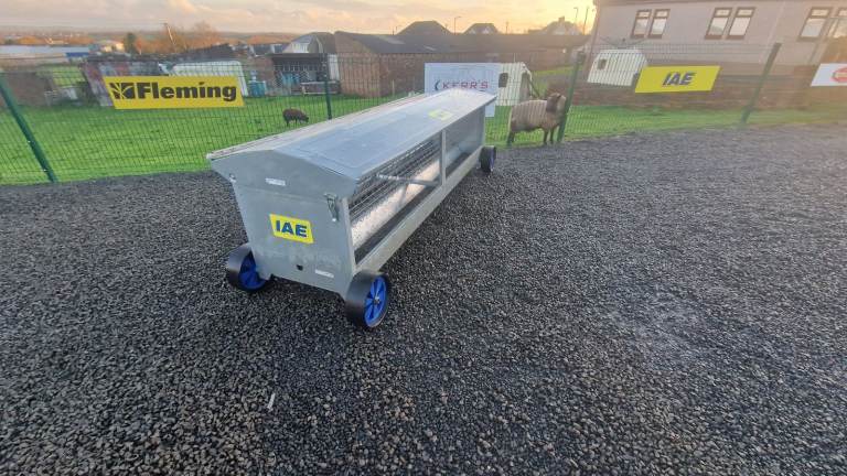 Iae 8ft galvanised sheep livestock hay feeder rack farm tractor | in ...