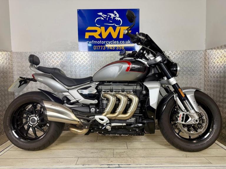 TRIUMPH ROCKET 3 GT, 2023, ONLY 3,404 MILES, FSH, SUPERB COND, LOTS OF EXTRAS