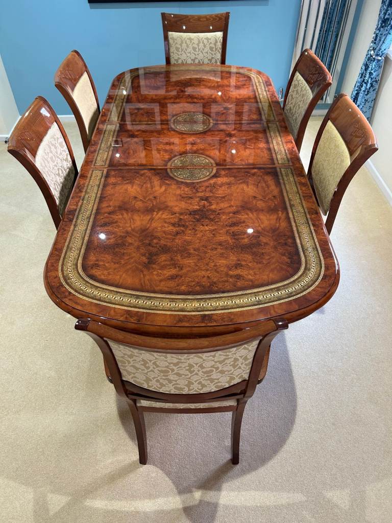 Dining Table with 6 Matching Chairs