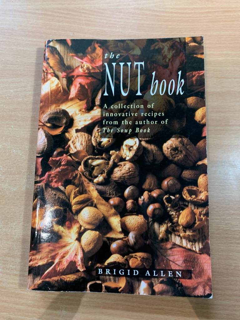 1994 "THE NUT BOOK" RECIPES CONTAINING NUTS BRIGID ALLEN 1ST ED PB BOOK