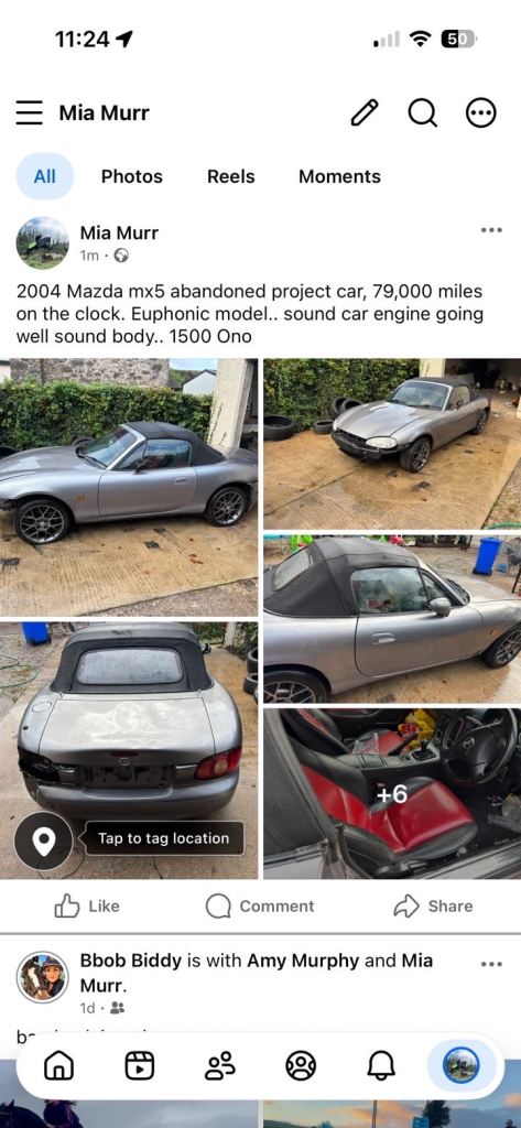 Mazda, MX-5, Convertible, 2004, Manual, 1839 (cc), 2 doors