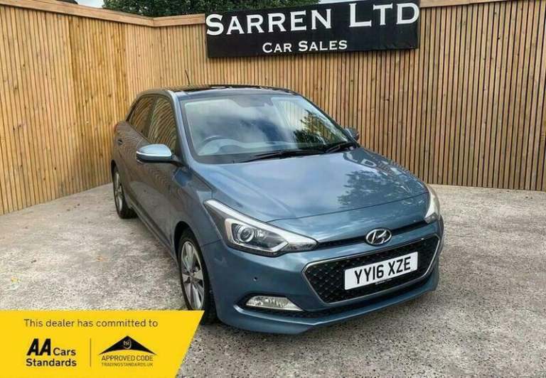 2016 Hyundai i20 1.4 Premium SE Auto Euro 6 5dr HATCHBACK Petrol Automatic