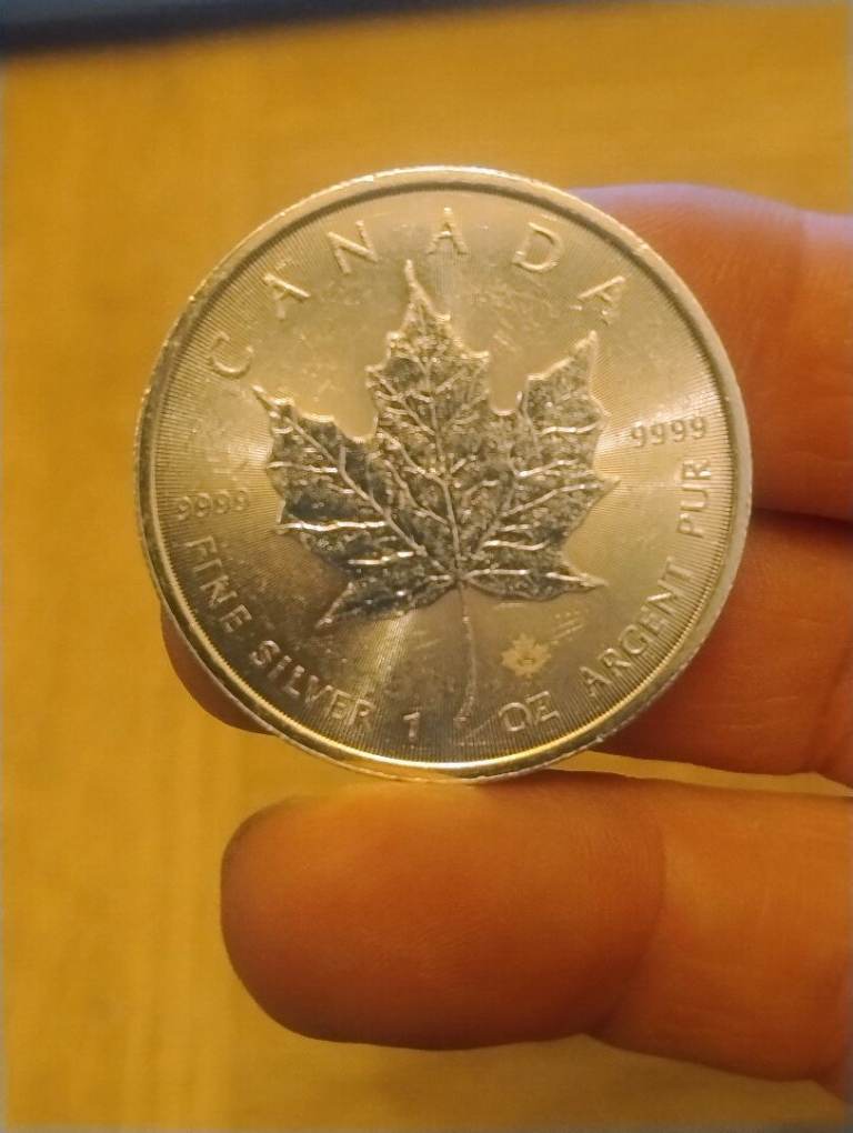 Canadian Maple 1oz silver coin