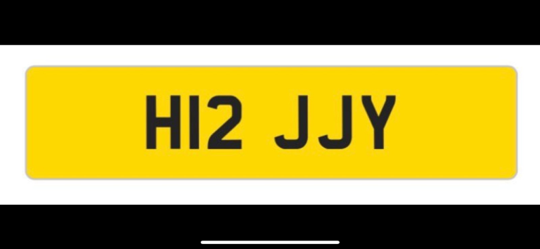 Private registration for sale 