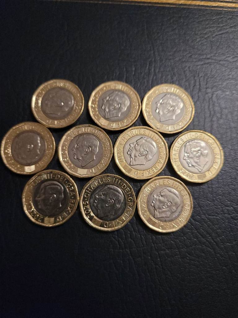 King Charles lll £1 coins 