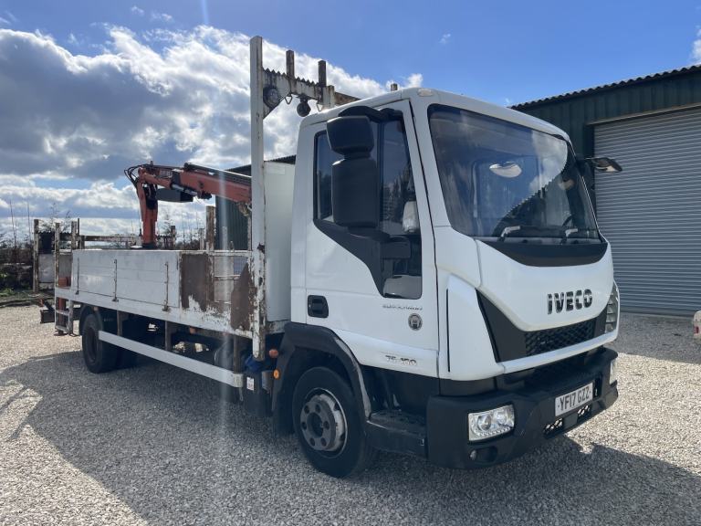 IVECO EUROCARGO 75E16 ATLAS 7M CRANE EURO 6 NO VAT 2017