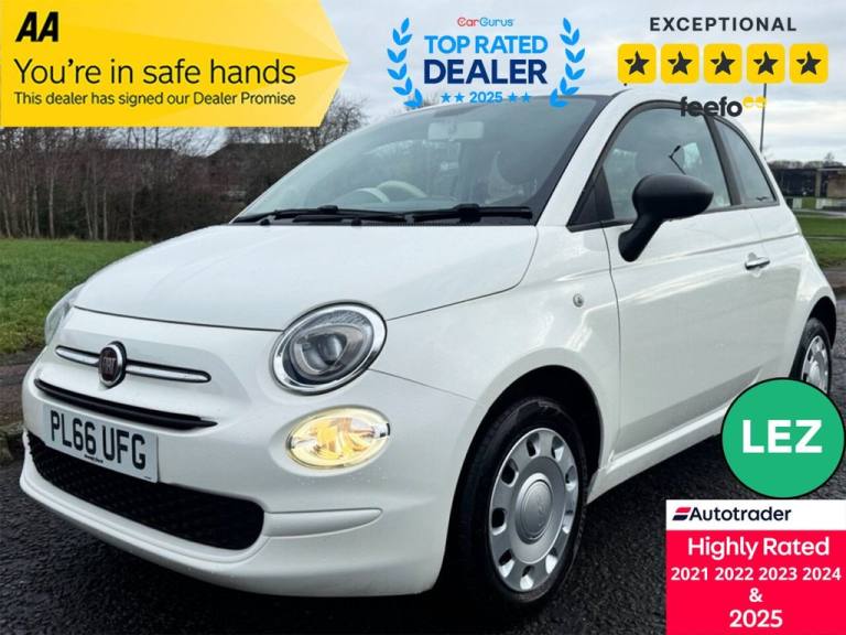 2016 Fiat 500 1.2 Pop Hatchback 3dr Petrol Manual Euro 6 (s/s) (69 bhp) Hatchback Petrol Manual