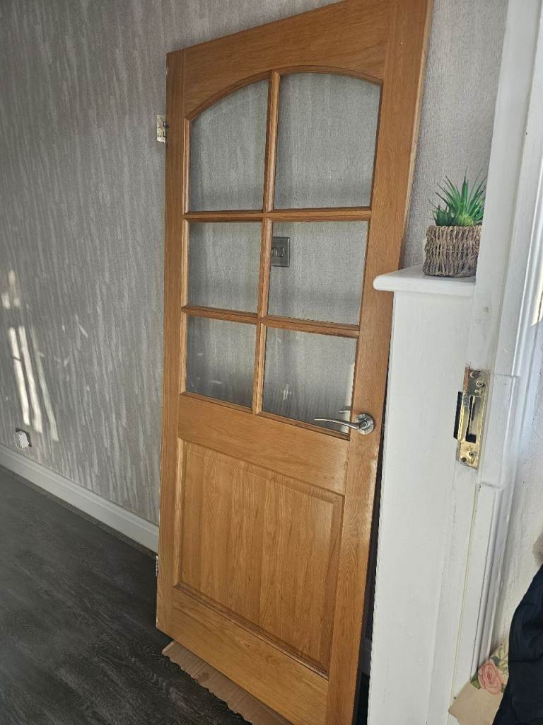 BEADALE SOLID OAK GLAZING INTERNAL DOOR