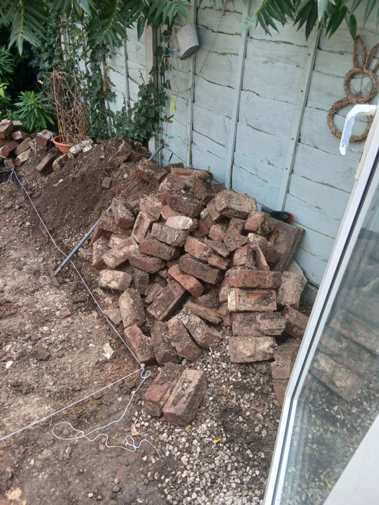 Reclaimed Bricks - Used, Good for Garden Projects