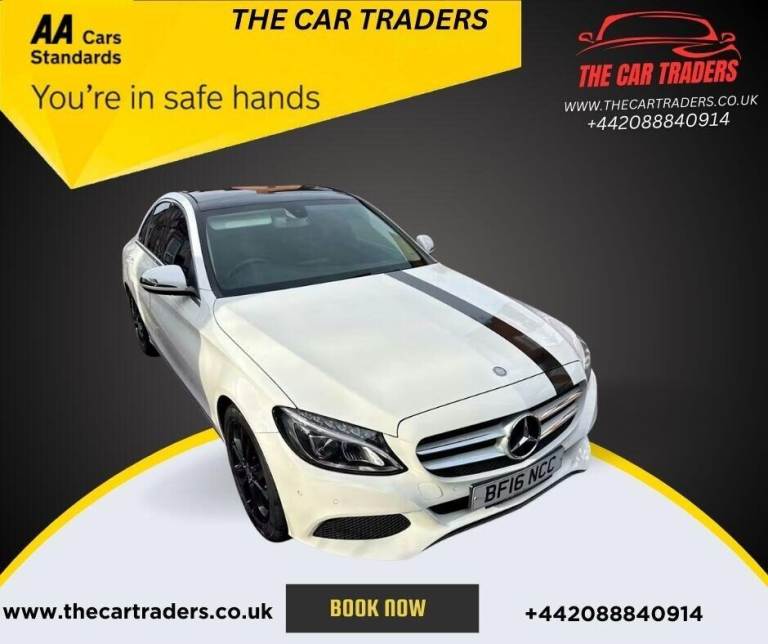 2016 Mercedes-Benz C Class 2.1 C220d Sport (Premium) Saloon 4dr Diesel 7G-Tronic+ Euro 6 (s/s) (1...